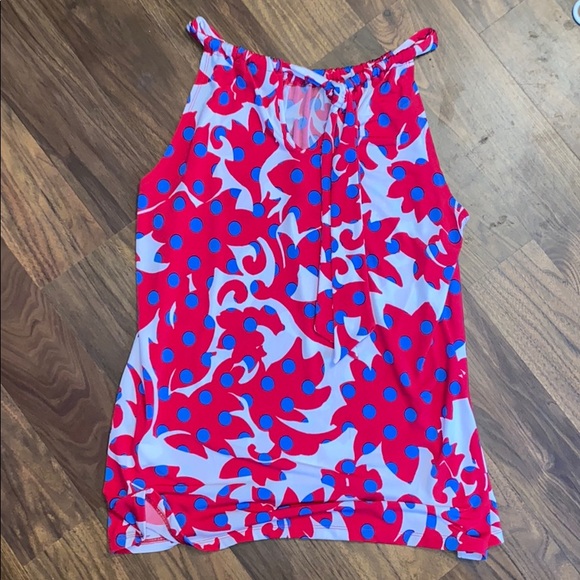 Cynthia Rowley polka dot sleeveless top size small - Picture 3 of 3